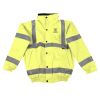 Warrior Hi-Vis Fleece Lined Bomber Jacket Thumbnail